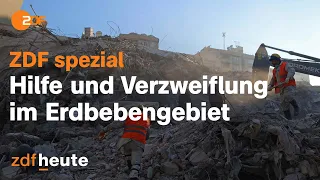 ZDF spezial: Hilfe und Verzweiflung im Erdbebengebiet - Die Katastrophe in der Türkei und Syrien