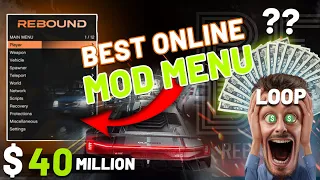 GTA V ONLINE | $40 Million LOOP🤑🤑 | MONEY RECOVERY 🤑💸💰 |Rebound Mod Menu Showcase | Gaming Adda