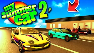 LA Car MEET in NOUL *My SUMMER Car 2* ? Mon Bazou EP 2