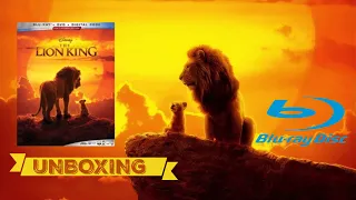 THE LION KING.2019 BLU RAY UNBOXING