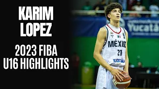 Karim Lopez 2023 FIBA U16 Americas Championship Highlights