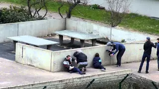 "Victoria" shoot out scene, Kreuzberg, Berlin, seen from my window