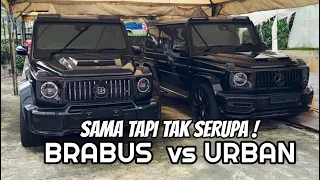 BRABUS G800 BLACK EDITION VS MERCEDES BENZ G63 URBAN