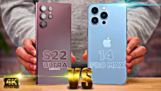 Apple iPhone 14 Pro Max VS Samsung Galaxy S22 Ultra 5G | 4K 2160P