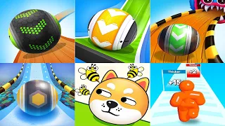 Going Balls VS Coin Rush Sky Rolling Ball 3D Ball Run 2048 Sandwich Runner Juice Run Smile Rush #9