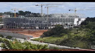 Arena MRV - 11/12/2021 - 1/ ARQUIBANCADAS SUP. QUASE FECHANDO FACHADA /VIA EXPRESSA.