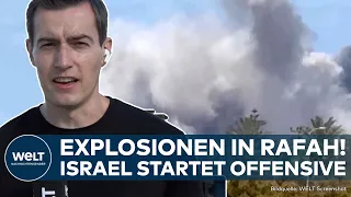 KRIEG IN NAHOST: Beschuss von Rafah! Israel startet Offensive in Gaza im Kampf gegen Hamas-Terror