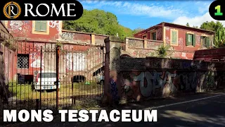 Rome guided tour ➧ Monte Testaccio - Mons Testaceum [4K Ultra HD]