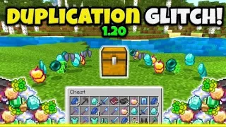 Best Duplicating glitch in Minecraft pocket edition 1.20