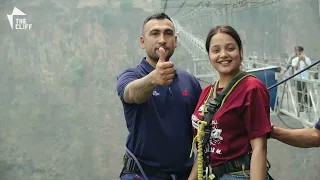 World’s 2nd Highest Bungy Jump || Shristi Samar ||@thecliffnepal #bungyjump #bungy #bungynepal