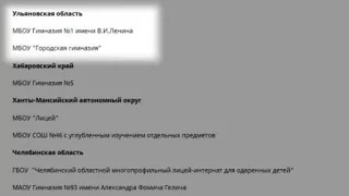 Гимназия № 1 имени В.И. Ленина среди лучших школ России