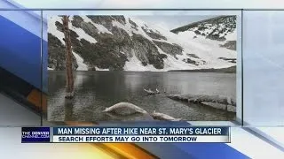 Hiker missing in St. Mary's Glacier