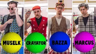 CLICK ULTIMATE MINI-GOLF | Muselk,  Crayator, BazzaGazza & Marcus