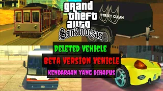 GTA San Andreas Beta Version : Kendaraan Yang dihapus (Beta Vehicle Analysist) Part 3 - Paijo Gaming