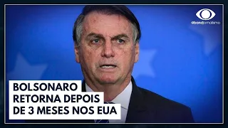 Ex-presidente Bolsonaro chega ao Brasil
