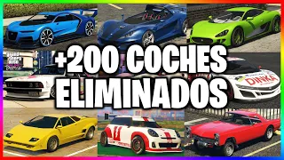 Rockstar ELIMINO 200 COCHES de GTA Online  ¿Cuales Fueron? ¿POR QUE?