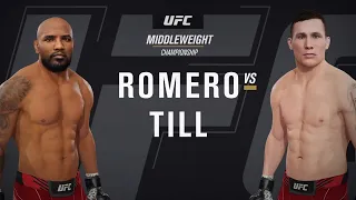 UFC 4 Gameplay Yoel Romero vs Darren Till