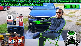 Kia Spectra Ex 2004-2009 How To Change Oil & Transmission Fluid on a 2005 Kia Spectra ex!