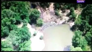 Maoist Movements Caught in Drone Camera