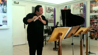 Paganini, Caprice no. 4, Flute, Leandro Porfirio