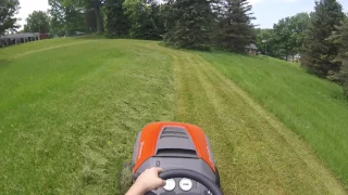 Mowing neighbors tall annoying grass pt.1