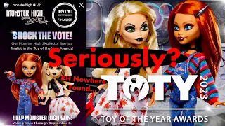 So The Monster High SKULLECTOR Dolls Got Nominated for Toy of The Year…🤦🏼‍♀️