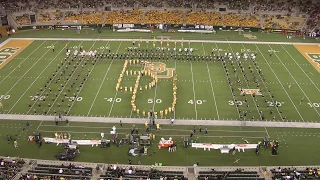 2017 Baylor University Golden Wave Band - 9/9/17 Halftime Show