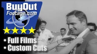 The Ugly American 1963 Premier Starring Marlon Brando - Stock Video Archive