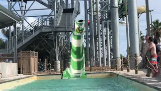 MASSIV monster blaster slide at Schlitterbahn- Galveston, 20-May-2018