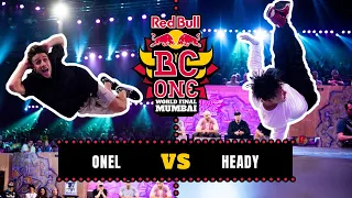 B-Boy Onel vs B-Boy Heady | Top 16 | Red Bull BC One World Final Mumbai 2019