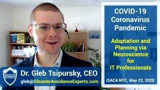 ISACA NYC Metro Webinar: "COVID 19 Adaptation and Planning for IT Professionals"