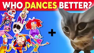 Who DANCES Better? 💃🎶 The Amazing Digital Circus, Chipi Chipi Chapa Chapa Edition
