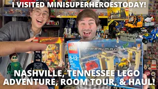 MiniSuperHeroesToday LEGO Room Tour + LEGO Shopping Adventure in Nashville, Tennessee