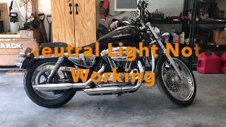 How to Harley Davidson Neutral Light Flickers On and Off