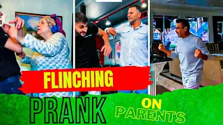 Flinching Prank on Parents GONE WRONG | Pretending To Hit Your Parents Prank TikTok Compilation 2021
