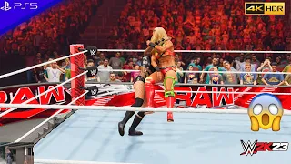 WWE 2K23 (PS5) - BECKY LYNCH vs ZOEY STARK | RAW, JULY 24, 2023 [4K 60FPS]