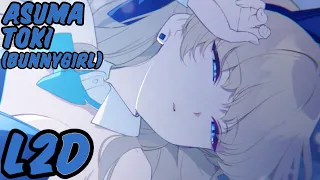 [Blue Archive] Asuma Toki (Bunnygirl) L2D [ENG SUB]