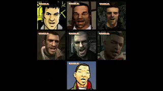 Every GTA protagonist from Liberty City singing Numa Numa (deepfake)