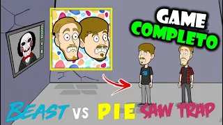 Beast vs Pie Saw Trap | Mazniac #walkthrough (Game Completo)