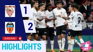 Sevilla FC 1 vs. 2 Valencia | Match Highlights & All Goals | La Liga 2023/2024 | 11th August, 2023