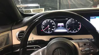 2019 2018 Mercedes S class S450 S550 S560 service reset