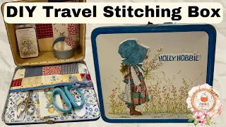 DIY Travel Stitching Case From a Vintage Lunchbox