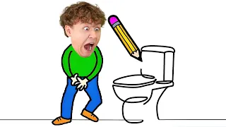 Ich muss DRINGEND auf's KLO! MALE SCHNELL eine Toilette?! - Just Draw