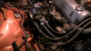 Mercedes restoration w123 видео 87 запуск двигателя