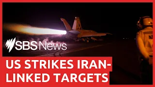 US strikes Iran-linked targets across the Middle East | SBS News
