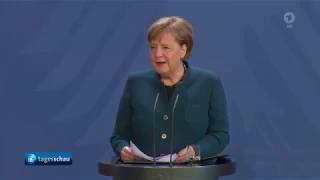 Pressekonferenz von Angela Merkel zu neuen Maßnahmen der Bundesregierung (22.03.2020)