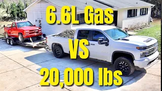 Can The 2500 Silverado 6.6L Gas Tow 20,000LB?  6 6L Gas VS Duramax