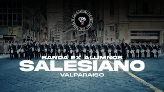 Banda de ex alumnos Colegio Salesiano de Valparaíso | Desfile Sotomayor 2024