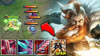 I discovered the most unfair Olaf build! Literally out heal the entire enemy team