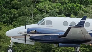 king Air 250 Take off runway 36